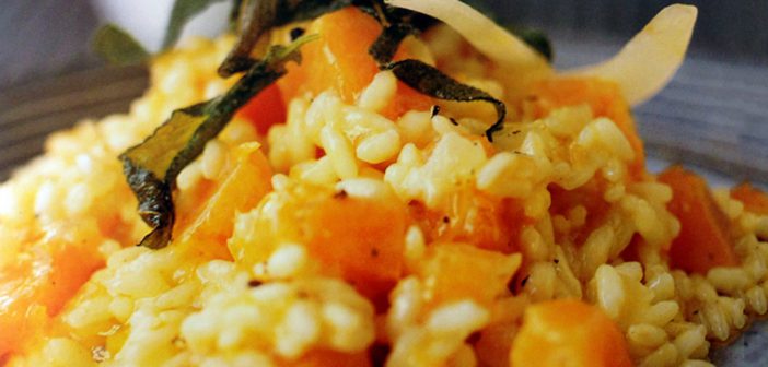 Risotto alla Zucca con Salvia e Peperoncino!