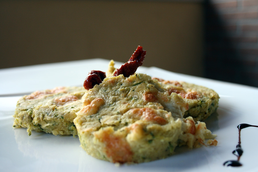 Torta salata con farina di ceci