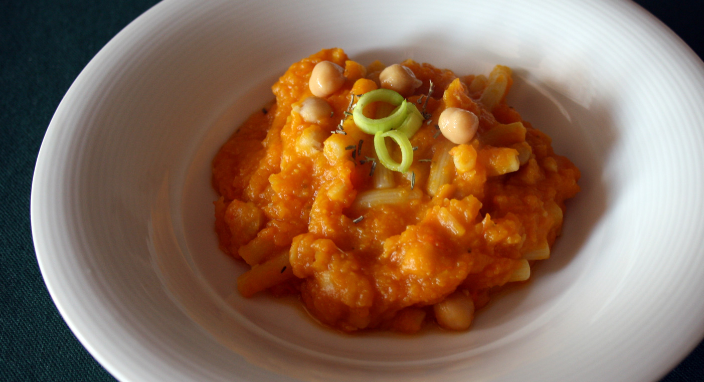 Ecco la Ricetta della Vellutata di Zucca e Ceci ...