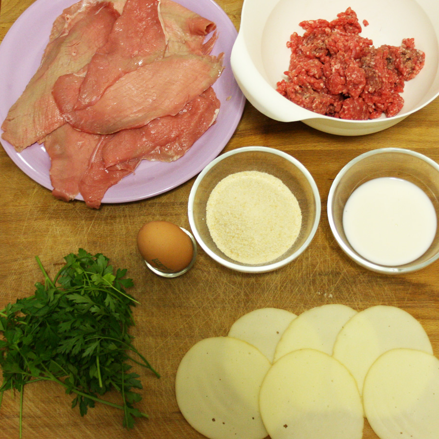 Ingredienti ricetta bocconcini di vitella
