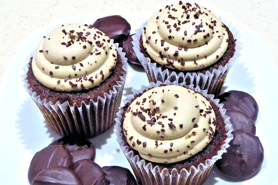 Cupcake di san Patrizio con cioccolato e Guinness