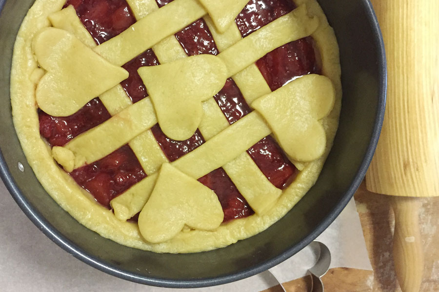 Ricetta Crostata con Fragole Fresche Caramellate