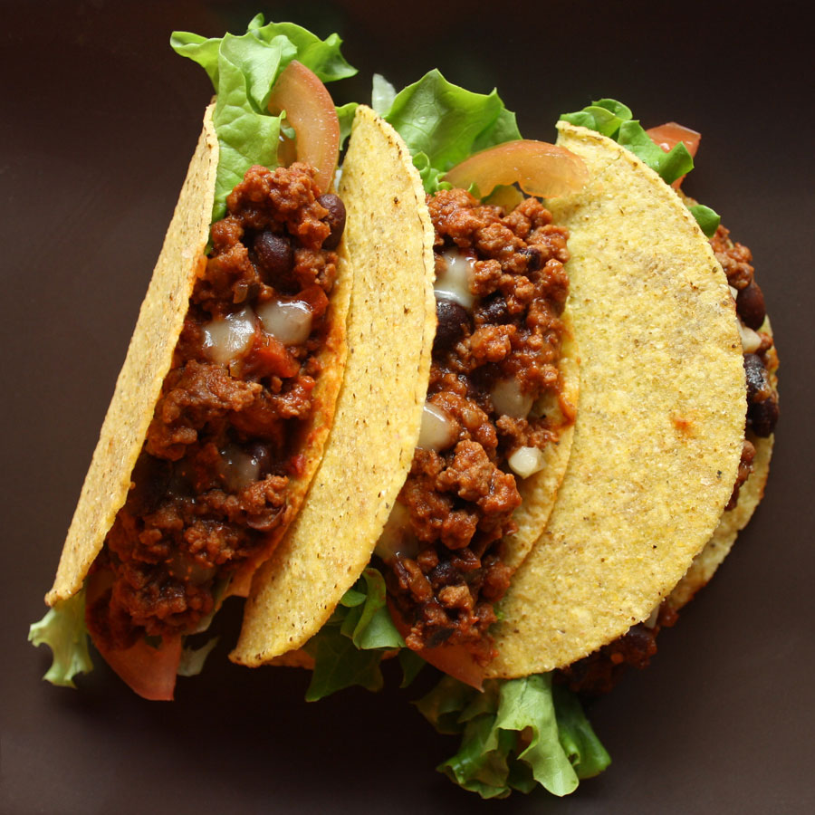 Ricetta tacos con chili di carne alla messicana