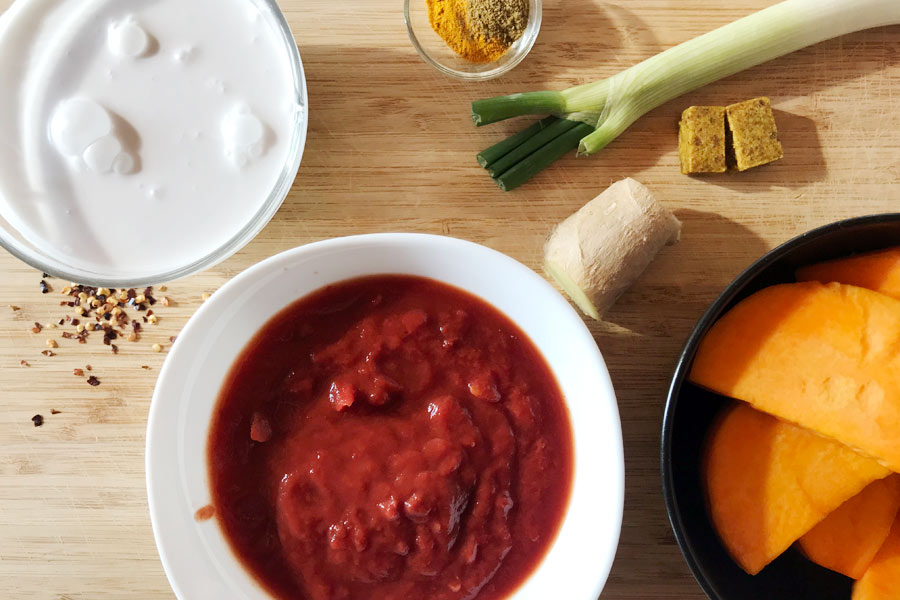 Polpette di lenticchie su crema di zucca, provale questa sera!