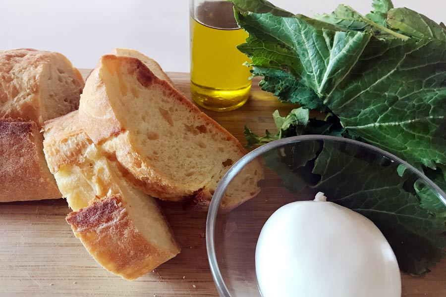 Bruschetta con burrata e cime di rapa, preparala subito!