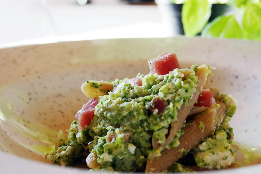 Pasta broccoli e speck