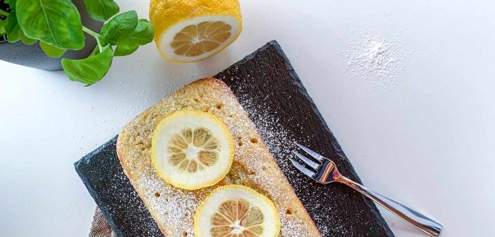 Lemon poppy plumcake al limone