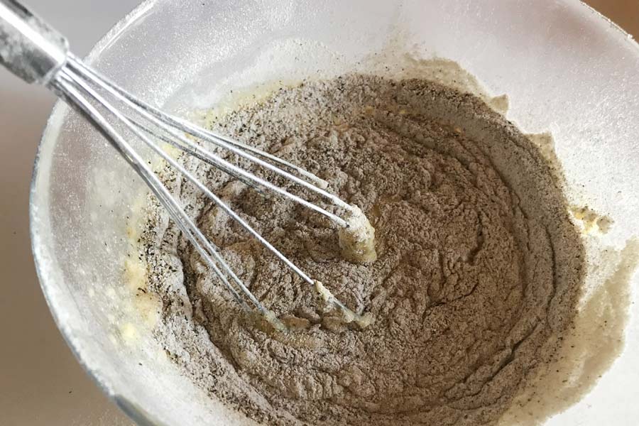 Creespelle di grano saraceno con verdure