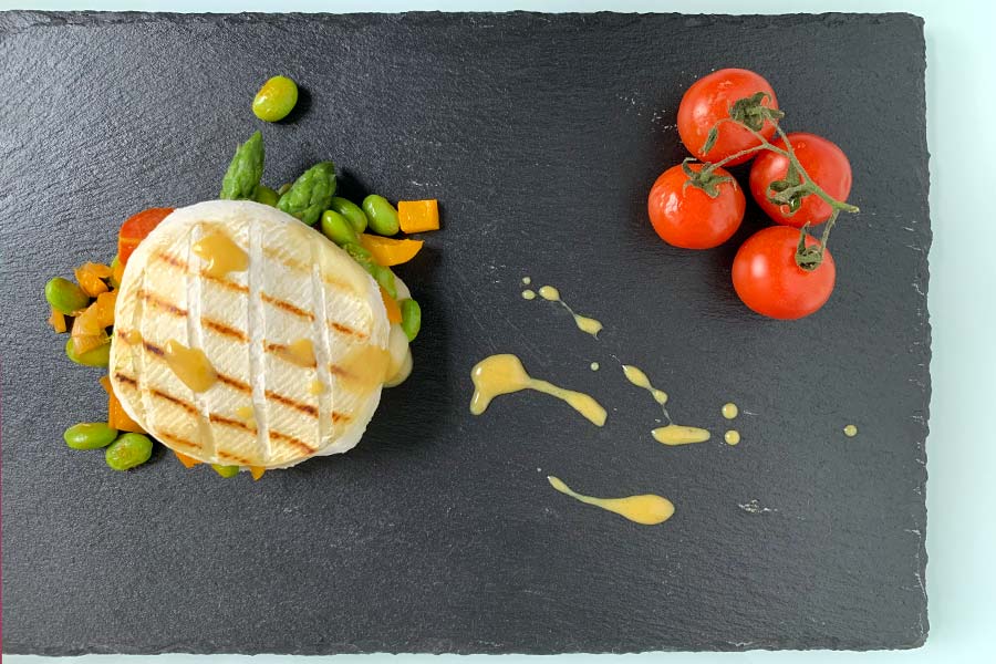 Tomino grigliato con verdure