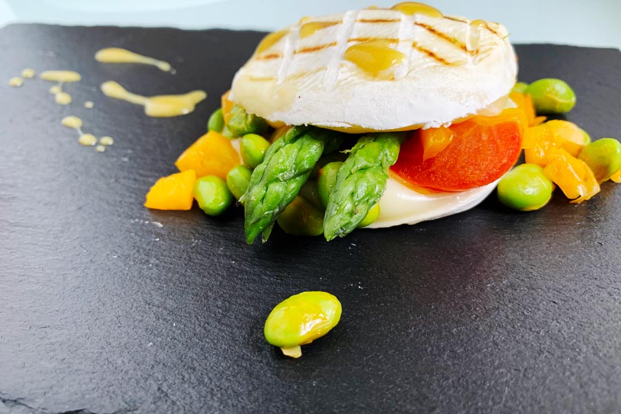 Tomino grigliato con verdure
