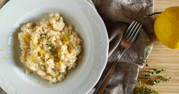 Risotto al limone e timo