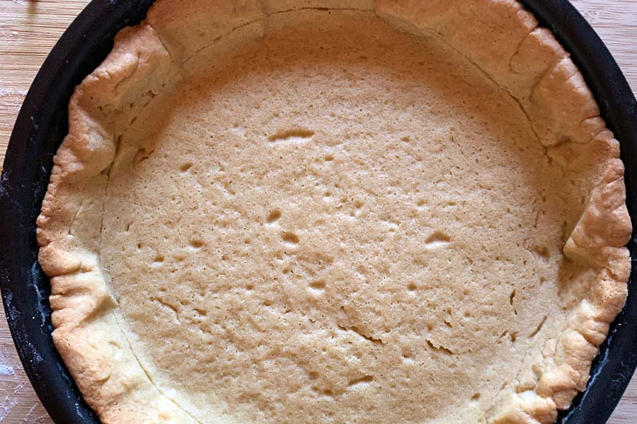 Crostata crema al limone senza uova