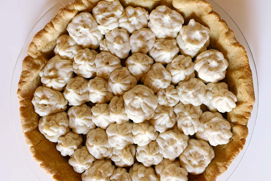 Crostata crema al limone senza uova