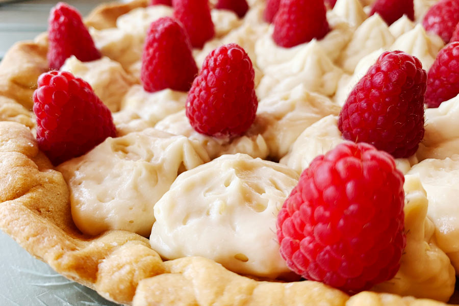 Crostata crema al limone senza uova