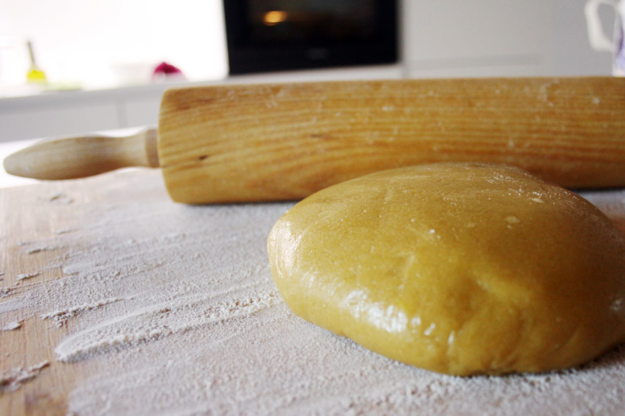 Biscotti senza burro con pesche