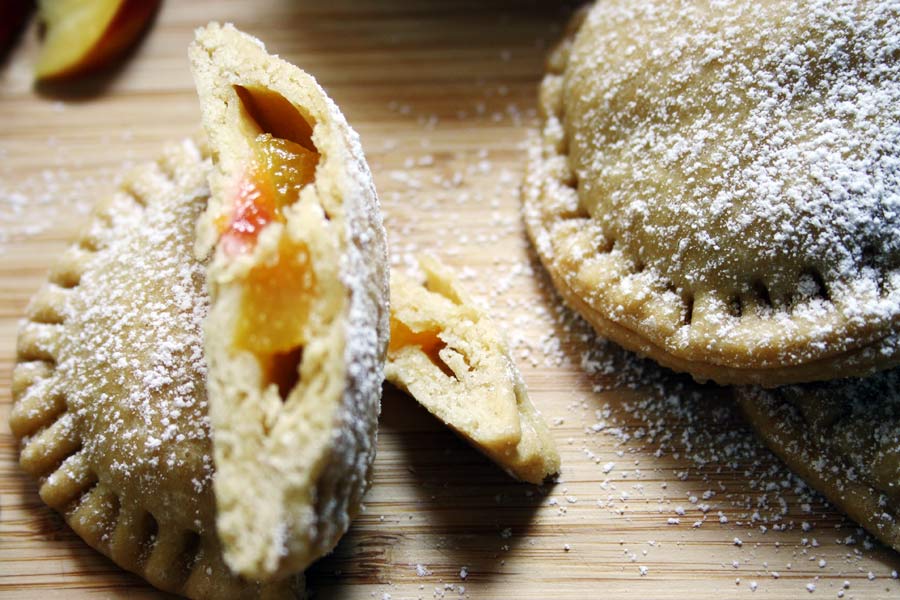 Biscotti senza burro con pesche