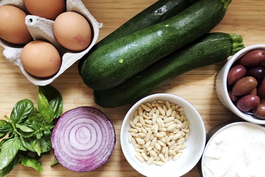 Frittata di zucchine ingredienti