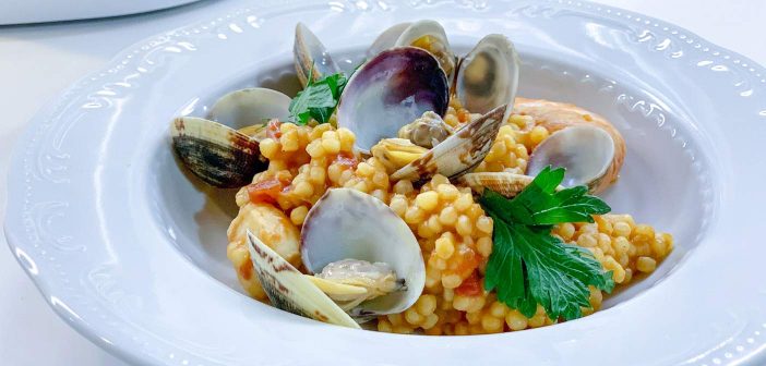 Fregola sarda ai frutti di mare