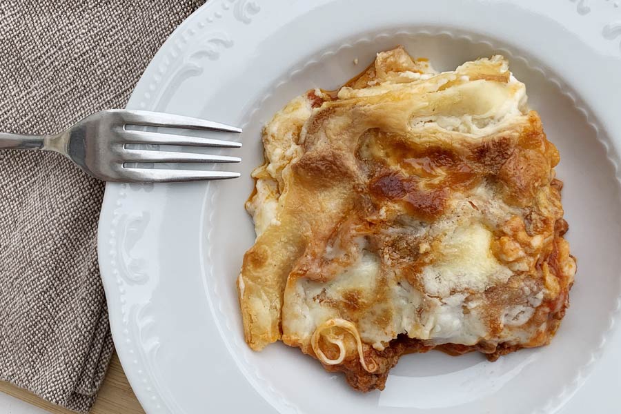 Lasagne con pane carasau