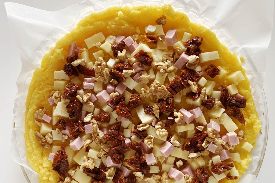 Polenta ai 4 formaggi