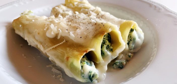 Cannelloni ricotta e spinaci