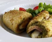 Involtini di tacchino, con prosciutto cotto e pesto